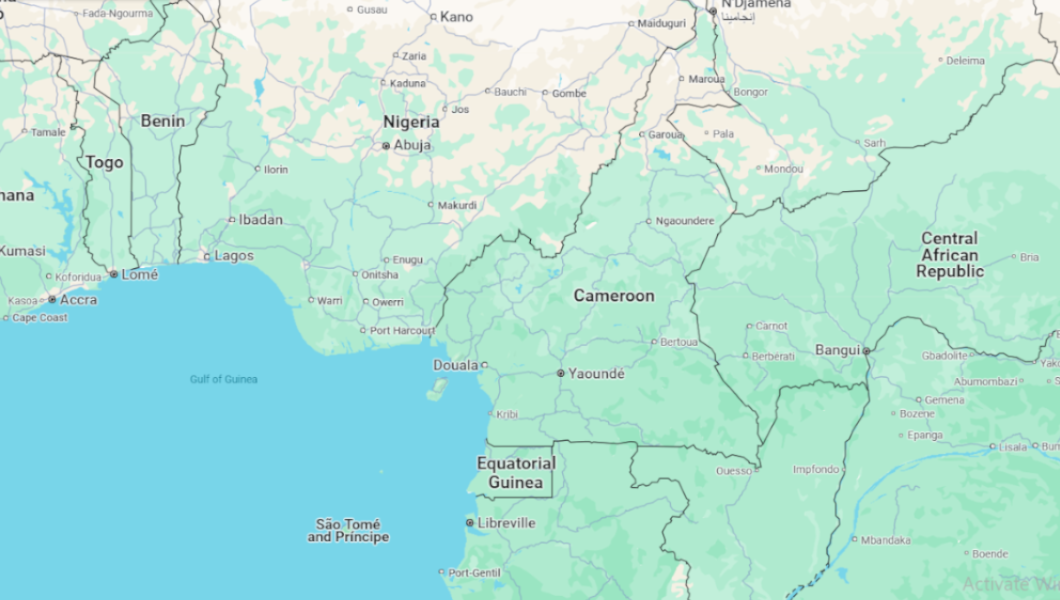 Protection and conservation of the marine environment in Cameroon | Image credit: Google Maps