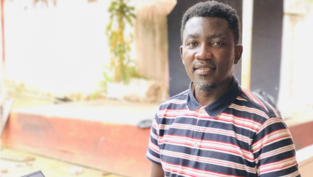 Meslan Luther Njionkep Wandji, ingénieur du son | Image d'archives