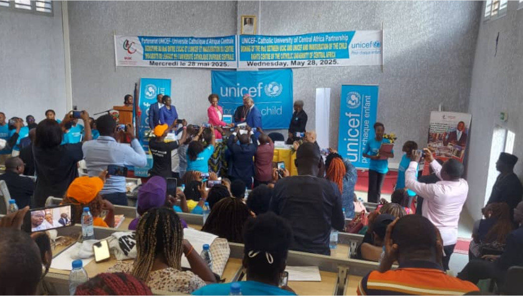L’UNICEF et l’UCAC unissent leurs forces pour les droits de l’enfant | Crédit photo : ME