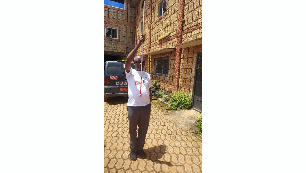 Sécurité routière : le CJARC mise sur la canne blanche pour éduquer les conducteurs | Crédit photo : ME