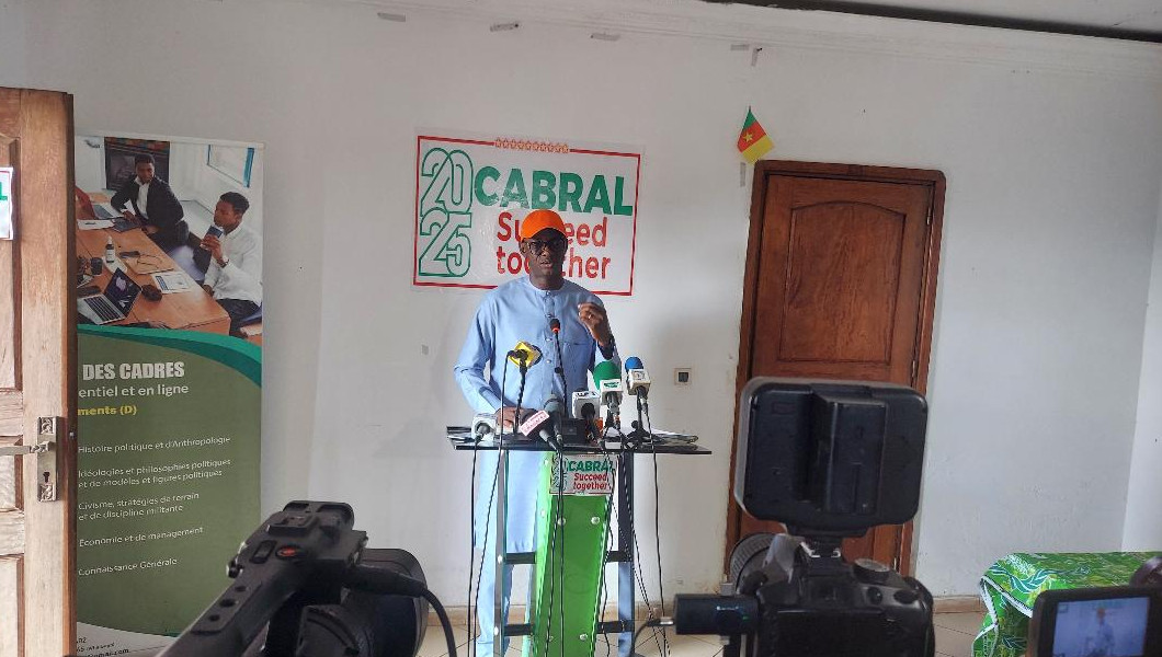Présidentielle 2025 : Cabral Libii mise sur un programme global pour transformer le Cameroun | Crédit photo : ME