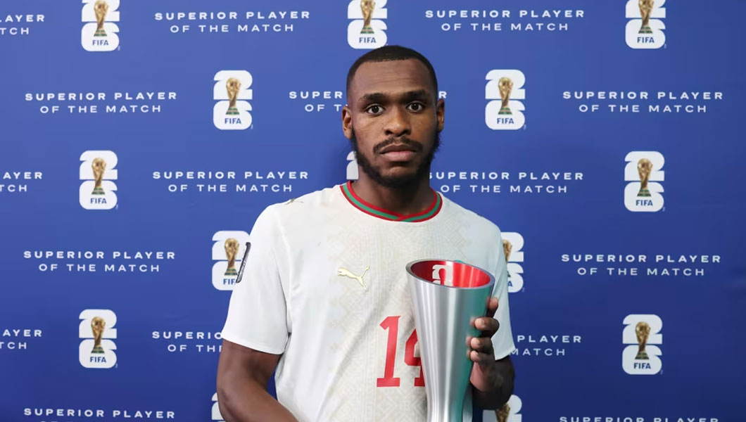 Issa Diop (Maroc), homme du match contre les Pays-Bas | Crédit photo : FIFA