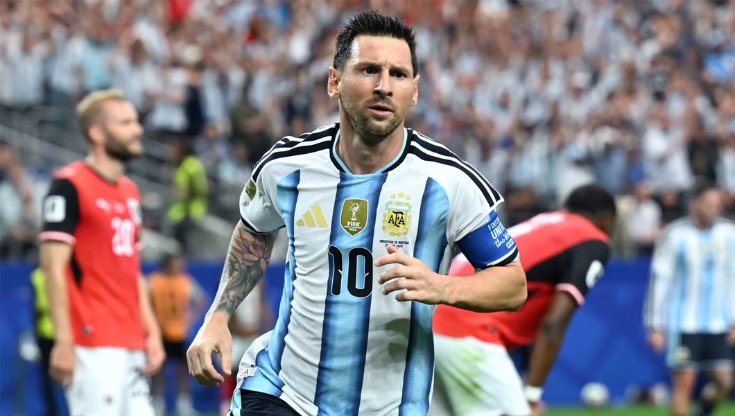 Messi, meilleur buteur avec 6 buts, à l'issue de la phase de groupes | Crédit photo : FIFA
