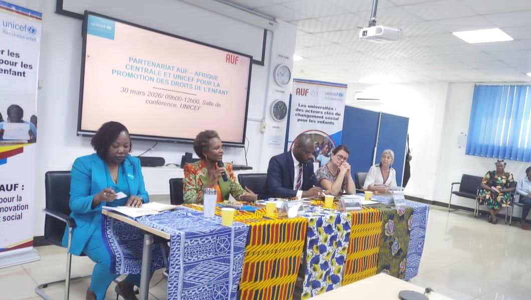 Former pour mieux protéger les enfants : un partenariat ambitieux entre l’UNICEF et l’AUF au Cameroun