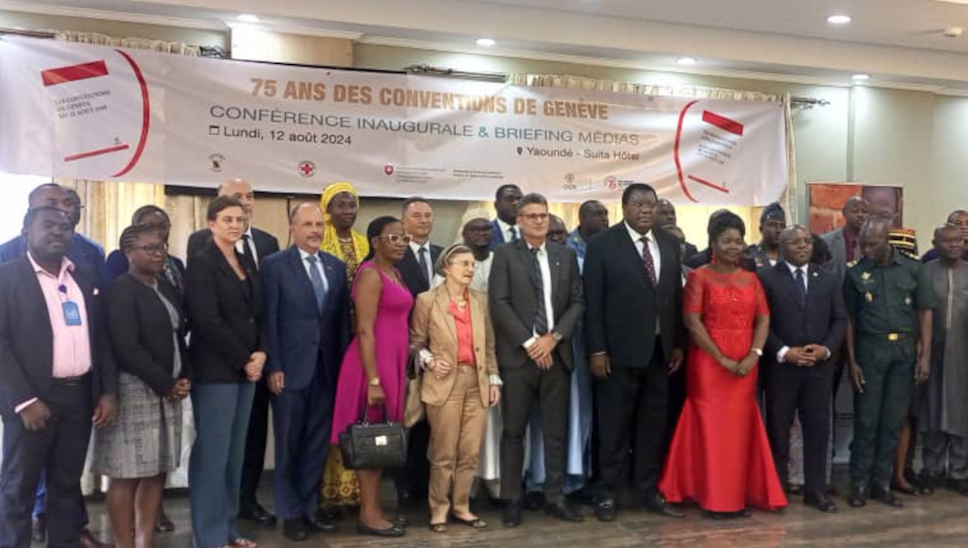 Célébration des 75 ans des accords de Genève. Yaoundé, 12 août 2024. | Crédits photos : ME