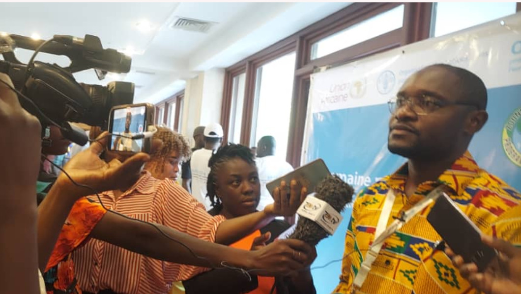 Dr Ranyl Nguena, spécialiste de la surveillance de la RAM pour le bureau régional de la FAO en Afrique | Crédit photo : ME