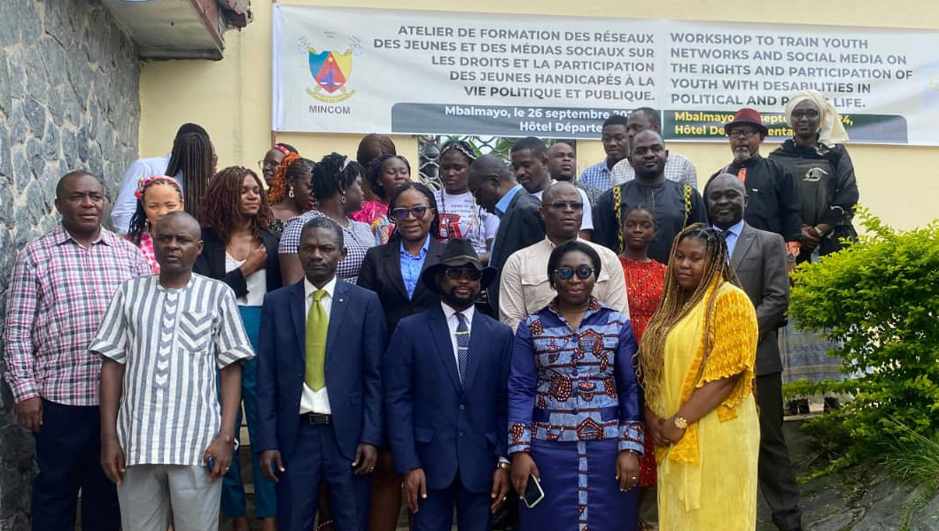 La faible participation politique des jeunes handicapés préoccupe le gouvernement camerounais et son partenaire Sightsavers | Crédit photo : ME