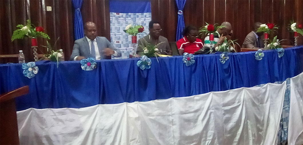 Le SYCAMEEF, point de presse, août 2019, Yaoundé / ©GBW